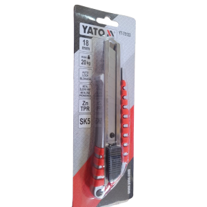 NOŻYK Z OSTRZEM METALOWY  18mm   YATO TPR